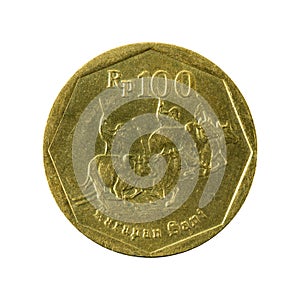 100 indonesian rupiah coin 1998 obverse