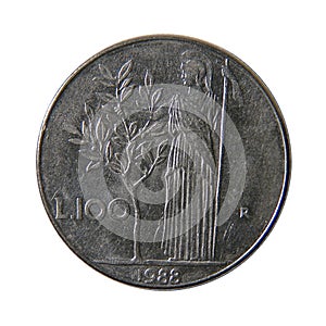 100 taliančina 