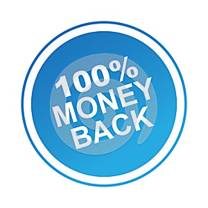 100 money back label