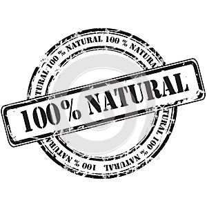 % 100 přírodní guma razítko 