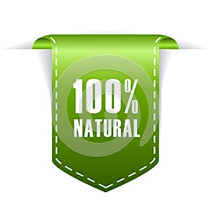 100 natural label