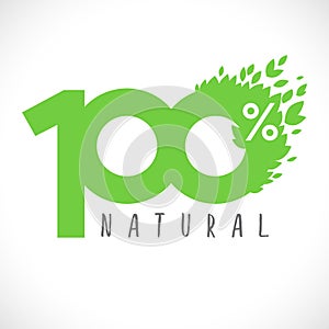 100 percent natural retail logo