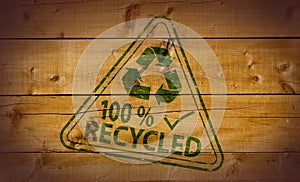 100 Percent Recycled photo
