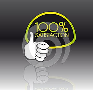 100 percent satisfaction