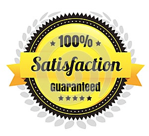 100 Percent Satisfaction Ecommerce Badge