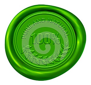 100% Pure & Natural Wax Seal
