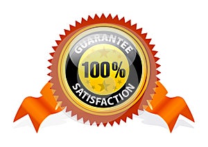 100% Satisfaction Guaranteed Sign