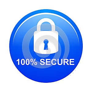 100% secure button