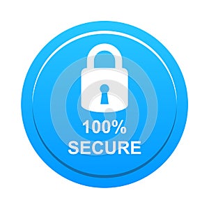 100% secure button