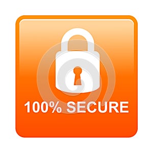 100% secure button