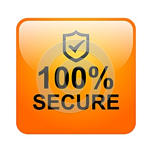 100% secure button