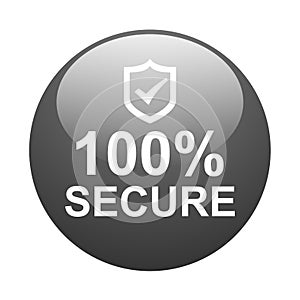 100% secure button