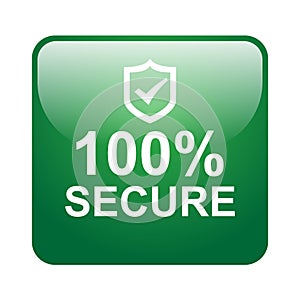 100% secure button