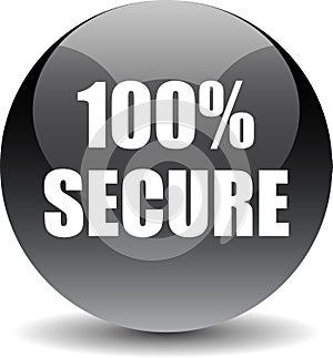 100 secure web button