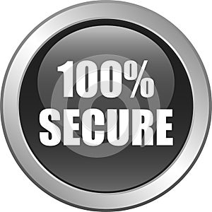 100 secure web button