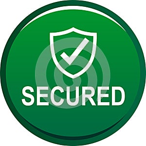 100 secure web button