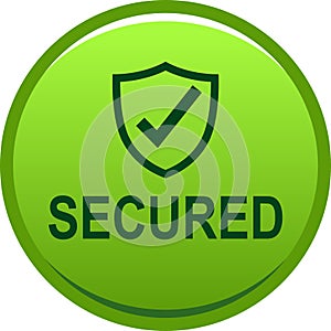 100 secure web button