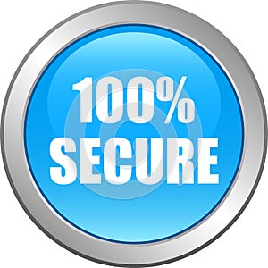 100 secure web button