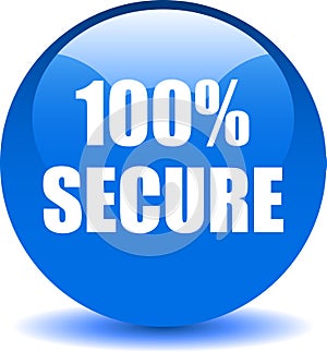 100 secure web button