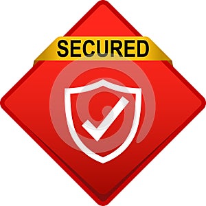 100 secure web button