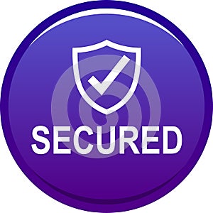 100 secure web button