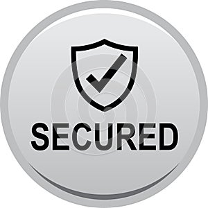 100 secure web button