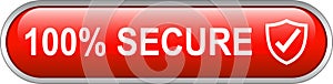 100 secure web button