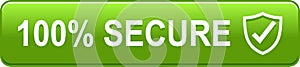 100 secure web button