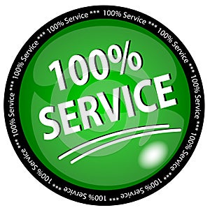 100% Service Button