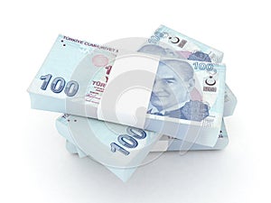100 Turkish lira photo