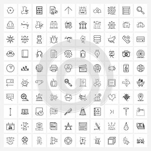 100 Universal Icons Pixel Perfect Symbols of up, arrow, abacus, drive, file