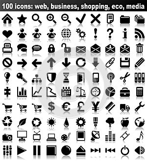 100 web icons