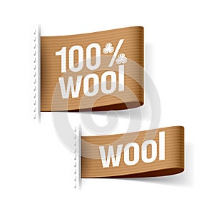 100% wool product