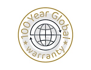 100 year global warranty images, 100 years worldwide warranty logos