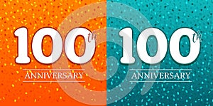 100th Anniversary Background - 100 years Celebration