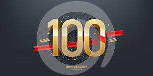 100th Year Anniversary Background