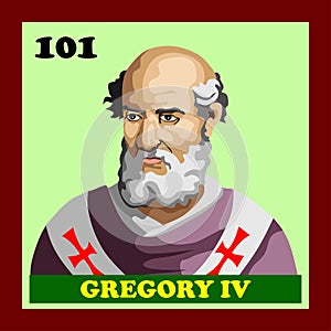 101st Catholic Church Pope Gregory IV