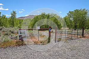 102 Ranch Trailhead access point to the Tahoe-Pyramid Trail in McCarran, Nevada