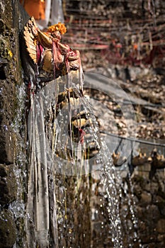 108 water spouts from Muktinath holy temple