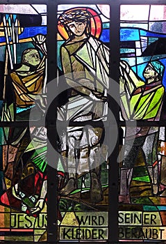 10th Stations of the Cross, Jesus is stripped of His garments