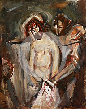 10th Stations of the Cross, Jesus is stripped of His garments