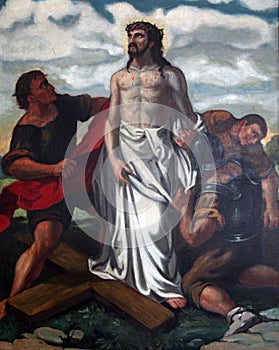 10th Stations of the Cross, Jesus is stripped of His garments