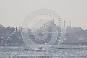 11-03-2024 Istanbul-Turkiye: There is a Fire in Eminonu