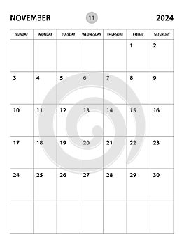 11-NOVEMBER 2024 planner template-style8