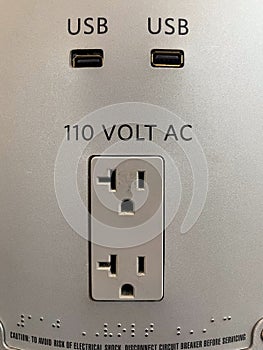 110 Volt AC Electrical Outlet