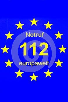 112, European emergency number