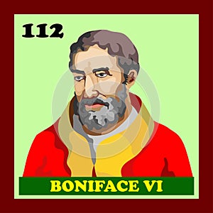 112th Catholic Church Pope Boniface VI