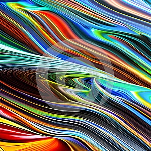 1175 Abstract Liquid Waves: A captivating and abstract background featuring abstract liquid waves in vibrant and flowing colors
