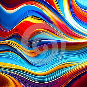 1175 Abstract Liquid Waves: A captivating and abstract background featuring abstract liquid waves in vibrant and flowing colors