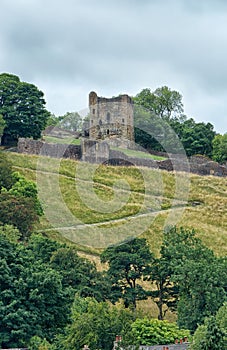 11th century, Peveril Castle, Peak District, Derbyshire.